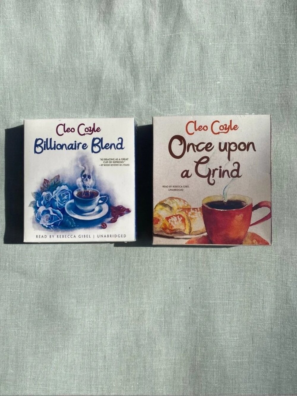NWT Lot of 2 Cleo Coyle Coffeehouse cozy mystery unabridged audiobook CDs
